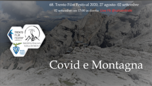 Locandina Evento Covid-19 e Montagna